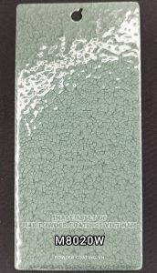 Hammertone powder coating