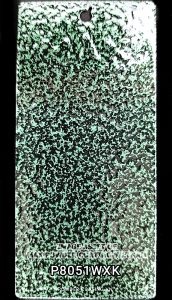 Antique powder coating