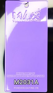 Violet powder coating