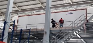 Manual coating line